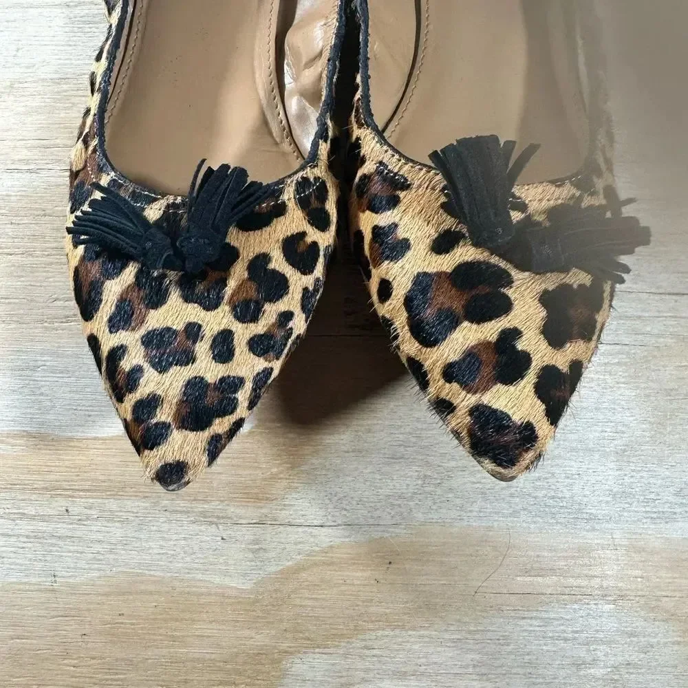J Crew Leopard Print Flats Women’s Size 8.5